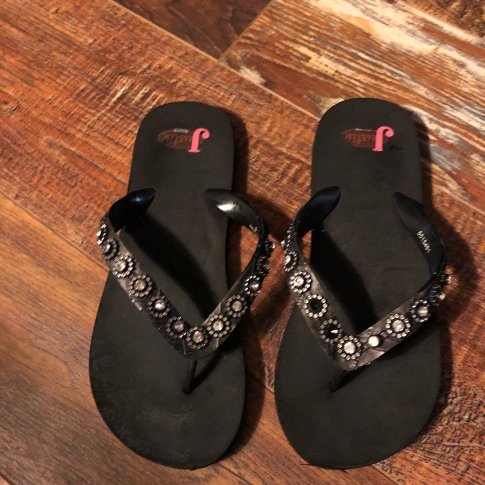 Justin bling flip flops